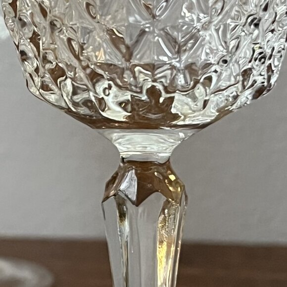 Cristal D'Arques Durand Longchamp Crystal Set of 3 Champagne Flutes Wine Glasses - Picture 6 of 9